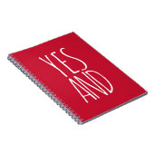 はい そして | スパイラル ノートブック | 赤 (右側)