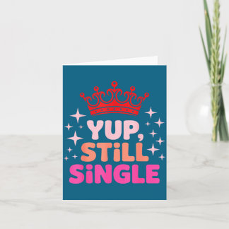 はい まだ独身 アンチバレンタイン イラスト カード