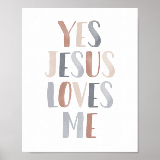 はい、イエスは私を愛している ボホール ぬいぐるみ デコレーション (正面)