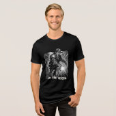 はい。カボム。プラズマ銃 トライブレンドＴシャツ (正面全面)