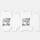 はい、シェフのテイクアウトギフトボックス お favors フェイバーボックス (見開き)