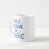 はい、私はマジックを信じる コーヒーマグカップ (正面左)