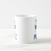 はい、私はマジックを信じる コーヒーマグカップ (中央)