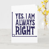 はい、私は常に正しい角度 面白い数学 幾何学の先生 カード (黄色い花)