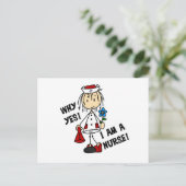 はい、私は看護師です ポストカード (スタンド正面)