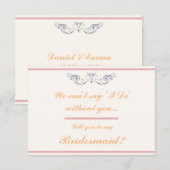 「はい、結婚します」とは言えない 招待状 (正面/裏面)