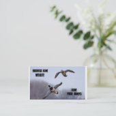 はえのアヒル 名刺 (スタンド正面)