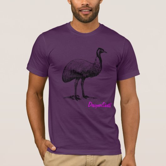 はえのエミュー Tシャツ (正面)