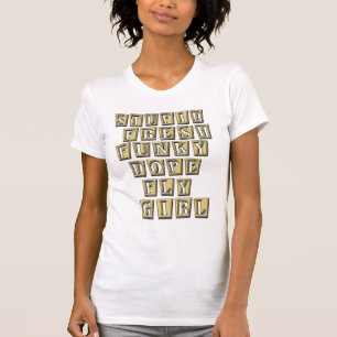 はえの女の子のヒップホップのTシャツ Tシャツ