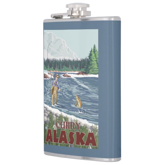 はえの漁師-カレー、アラスカ フラスク (左)