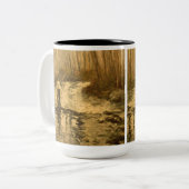 はえの漁師 ツートーンマグカップ (正面左)