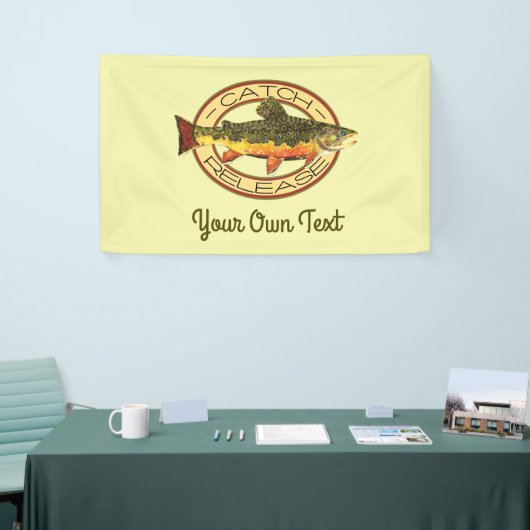 はえの漁獲解放のパーティー 横断幕 (トレードショー)