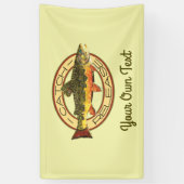 はえの漁獲解放のパーティー 横断幕 (縦)