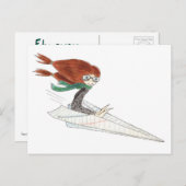 はえの遠くにな郵便はがき ポストカード (正面/裏面)