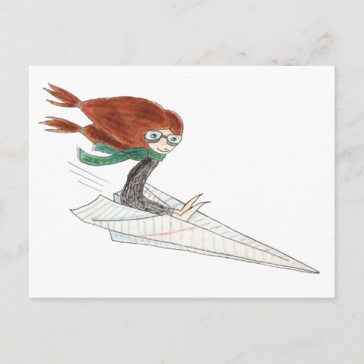 はえの遠くにな郵便はがき ポストカード (正面)