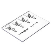 はえの遠くにな飛行機のノート ノートブック (左側)