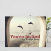 はえの高いパーティーの誕生日の招待状 招待状 (スタンド正面)