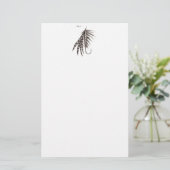 はえの魚釣りの魅惑のはえを曲げるヴィンテージの19世紀は魅惑します 便箋 (スタンド正面)