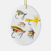 はえの魚釣りの魅惑 セラミックオーナメント (右)
