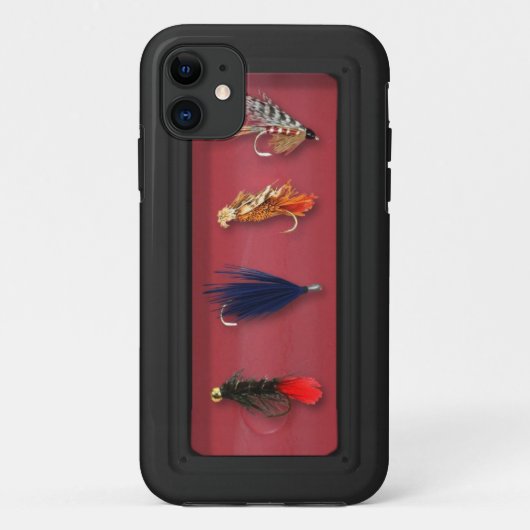 はえの魚釣りは飛びます Case-Mate iPhoneケース (裏面)