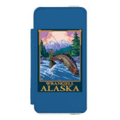 はえの魚釣り場面- Wrangell、アラスカ Incipio iPhoneウォレットケース (フォリオ 正面)