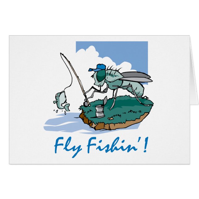 はえの魚釣り (正面横)