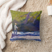 はえの魚釣り クッション (ブランケット)