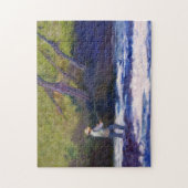 はえの魚釣り ジグソーパズル (縦)