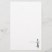 はえの魚釣り 便箋 (正面)