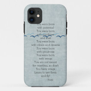 はえの鳥のRumiの引用文 iPhone 11 ケース
