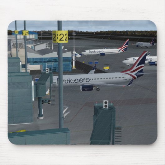 はえイギリスのマウスマット マウスパッド (正面)