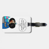 はえラベル2年の荷物の ラゲッジタグ (裏面横)