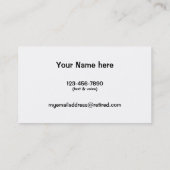 はえ魚釣りによって引っ掛けられる大きい1つの|の退職の接触 コーリングカード (裏面)