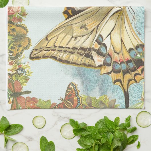 はえ キッチンタオル (折り畳み)