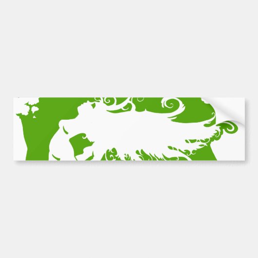 はえ バンパーステッカー (正面)