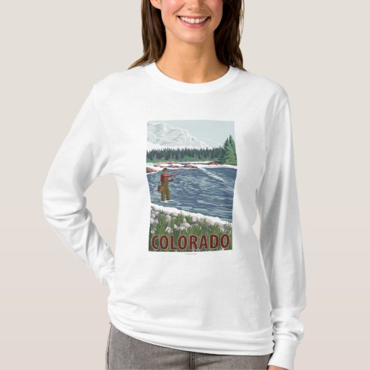 はえFishermanColorado Tシャツ (正面)