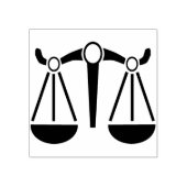 はかりで測印 ラバースタンプ (インプリント)