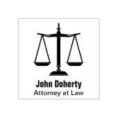 はかりで測正義記号 |パーソナライズ可能 ラバースタンプ (インプリント)