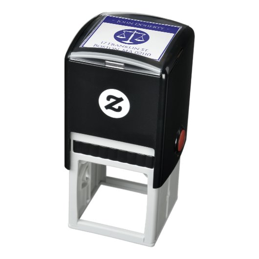 はかりで測正義記号 |差出人住所自己インク セルフインキングスタンプ (商品)