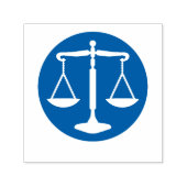 はかりで測正義記号 |法律事務所 セルフインキングスタンプ (デザイン)