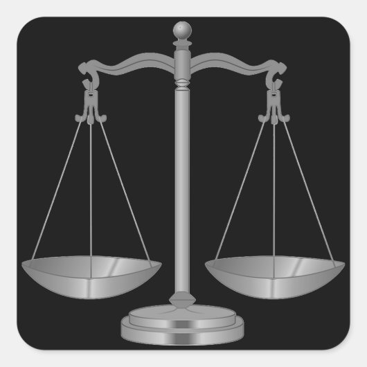 はかりで測 スクエアシール (正面)