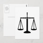 はかり ポストカード (正面/裏面)