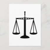 はかり ポストカード (正面)