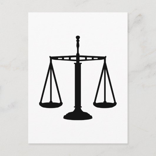 はかり ポストカード (正面)