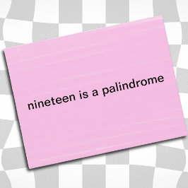 はがきおもしろいのローマ数字のジョーク ポストカード