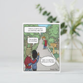 はがきおもしろい ポストカード (スタンド正面)