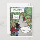 はがきおもしろい ポストカード (正面/裏面)