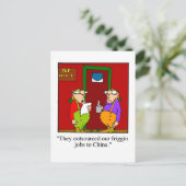 はがきおもしろい ポストカード (スタンド正面)