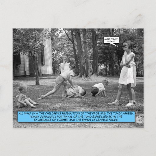 はがきおもしろい- Leapfrog ポストカード (正面)