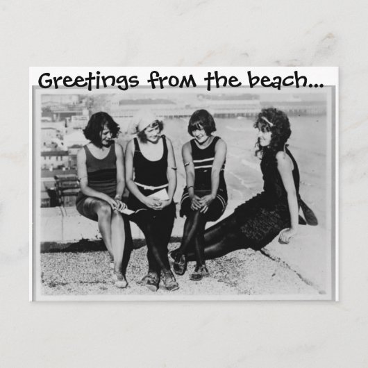 はがきからのビーチ ポストカード (正面)